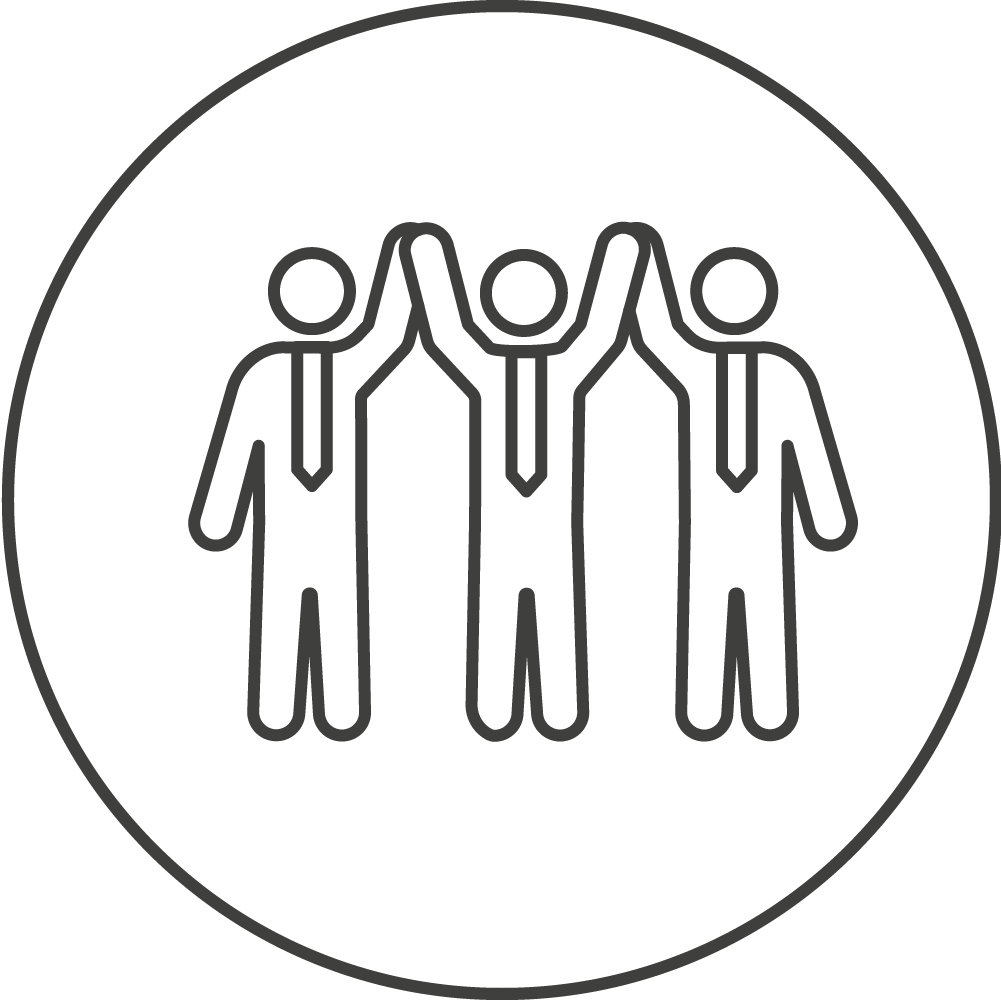 Icon Team Teil eines authentischen Miteinanders