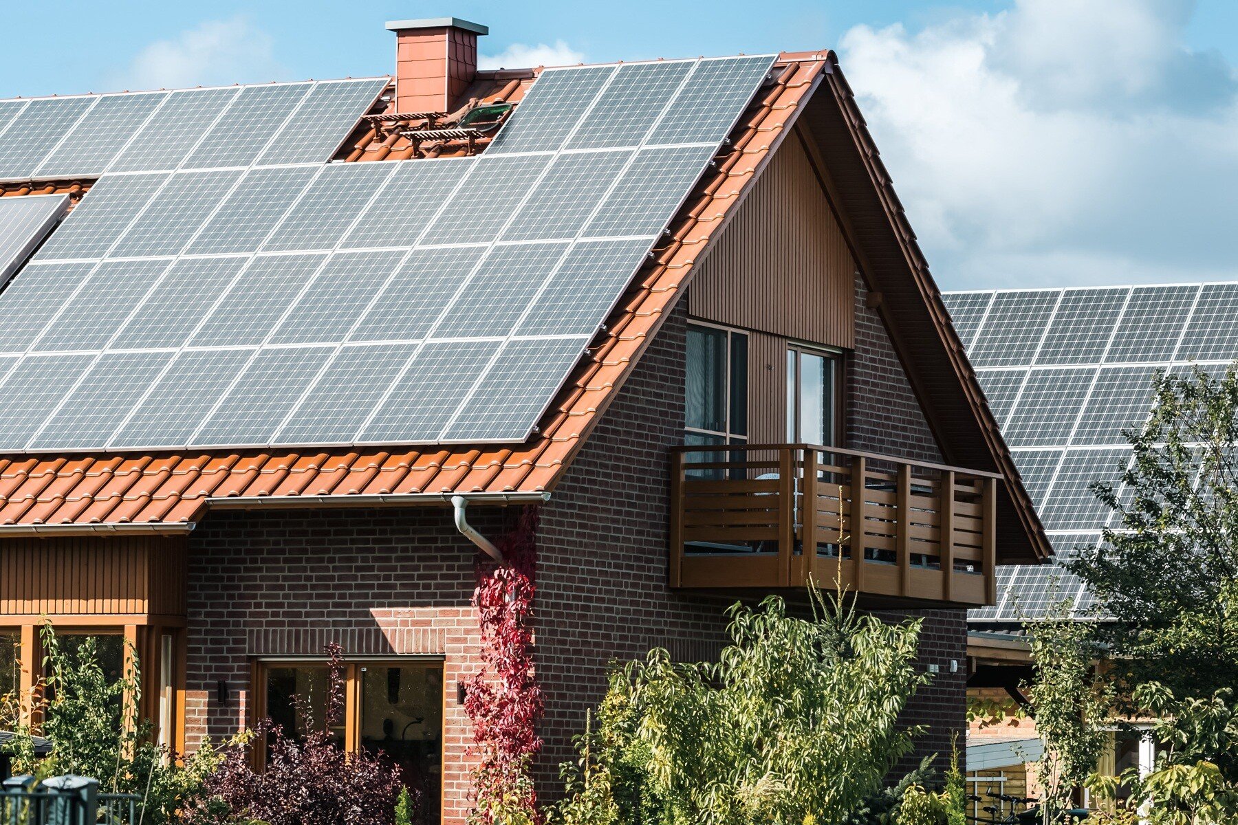Photovoltaik auf Hausdach